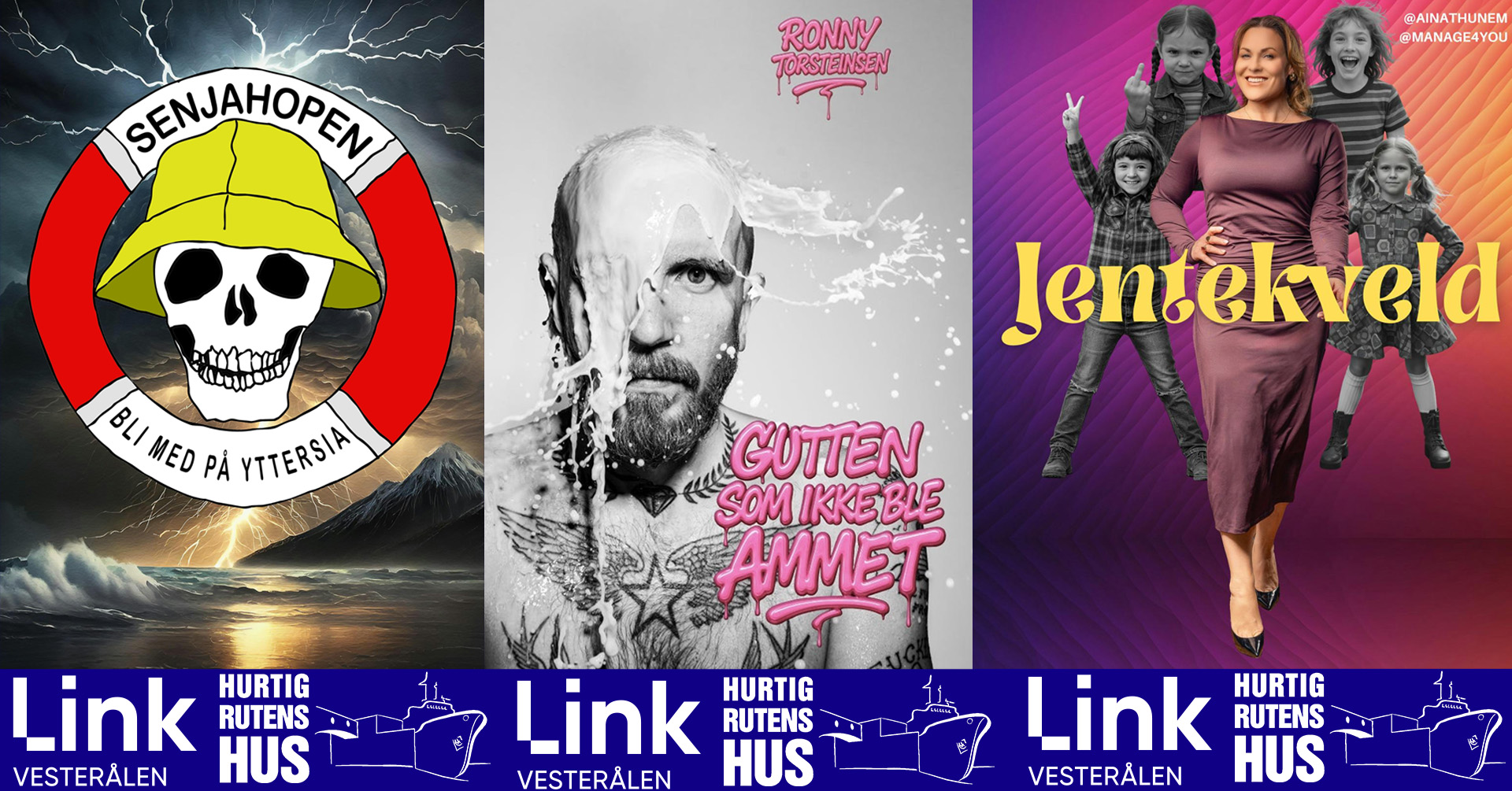 Link Vesterålen-medlemmer får rabatt på flere arrangementer hos Hurtigrutens Hus